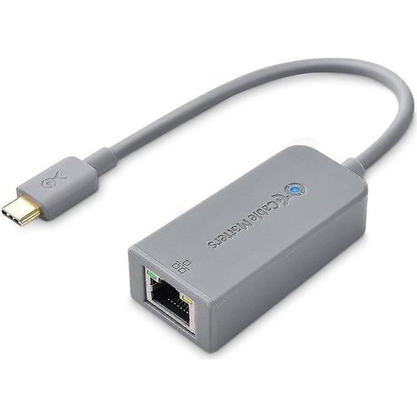 Adaptateur USB C vers Ethernet avec 1 Gbit/s, PXE, clonage d'adresse MAC (adaptateur Thunderbolt vers Ethernet, Gigabit Ethernet vers USB C) (1/5)