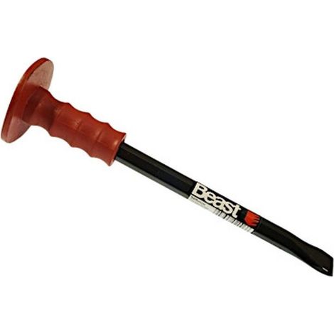 Ciseau avec Garde 300x16 mm - Acier - Plat - Précision et durabilité - Usage Professionnel - Beast