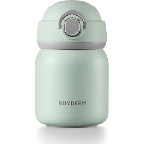 BUYDEEM Edelstahl-Thermoskanne 200 ml, Modell TAN200, Farbe Cozy Greenish (1/5)