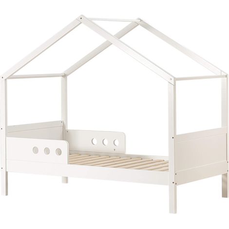 Letto per Bambini Rebecca Mobili Duhat 151x170x86 Pino  Bianco Marrone Chiaro Scandinavo