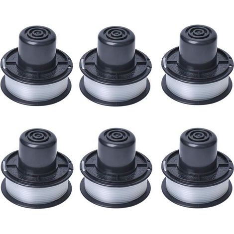 Bobina di filo A6226 - Compatibile con tagliaerba automatico Auftipp GL250 / GL310 / GL360 / GL360SB - Filo da 6 m - Confezione da 6 -Crezuo