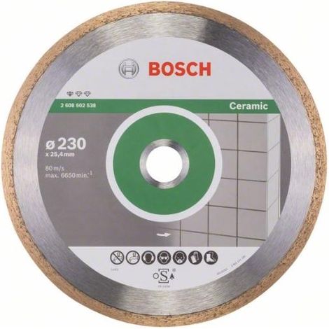 Bosch Standard for Ceramic Disco diamantato per tagliapiastrelle - 230x1,6 mm