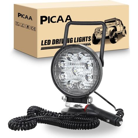 4 pouces 27W LED Spot Lampe de Travail Portable Base Magnétique (1/5)