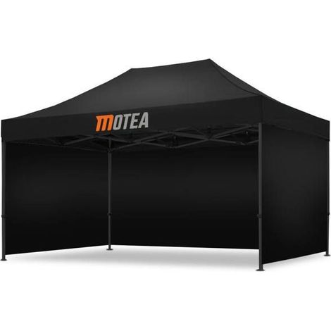 Padiglione pieghevole - Tourtecs 3x4,5m - 4 pareti - Struttura in acciaio - Protezione completa