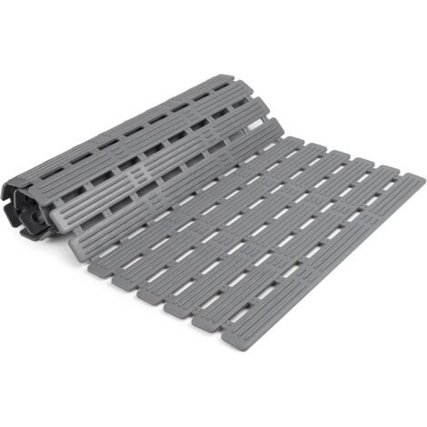 Tapis de bain antidérapant 68 x 40 cm – 162 ventouses – TPE et PP respectueux de l'environnement – Pliable et facile à nettoyer