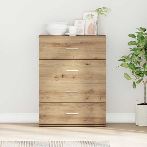Aparador Roble artisan 60 x 39 x 80 cm Madera de ingeniería (1/4)