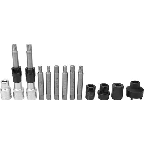 Kit d'outils manuels de 13 pièces pour le démontage de la poulie de roue libre d'alternateur. (1/5)