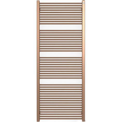 Sèche-serviette mixte cuivre de 1635mm de haut et 430mm de large - 716 Watt - MIK1635/430V2BCO