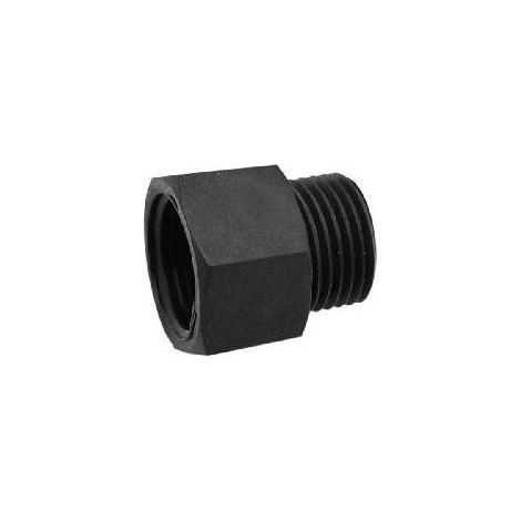 RALLONGE FILETÉE EN PP Dimensions : 1/2" x 1/2" 15 mm