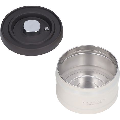 Boîte à Café Airtight en Acier Inoxydable 750ML - Grande Ouverture, Empilable, Conservation Parfaite pour Café Maison (1/5)