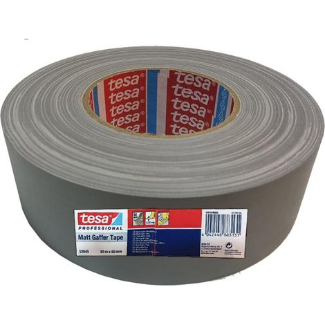 TESA CINTA DE TEJIDO GAFFER GRIS 50Mx50MM=53949