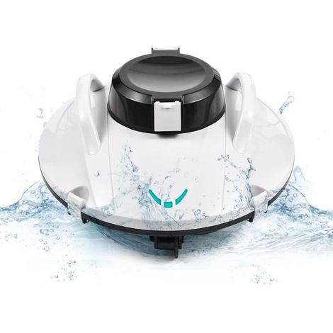 Pool Robot, W002 Automatic Cordless Pool Vacuum, Powerful Suction for 90 Minutes up to 80 m², Automatic Parking and Climbing up to 18° (1/5)
