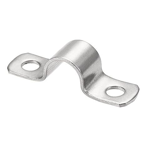 Collier de Serrage 30 Pièce U-Collier de Serrage Inox Tuyau Robustes Collier de Fixation pour Fixation de Fils, Tuyaux, Diamètre 16 mm (1/5)