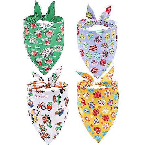 4 bandanas pour chien (1/3)