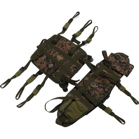 Rucksack mit Baumstütze, leichtes Tragesystem aus Oxford-Gewebe (1 kg), universelle Passform für Wandern und Camping, gepolsterte Schultergurte reduzieren den Druck beim Tragen (1/5)