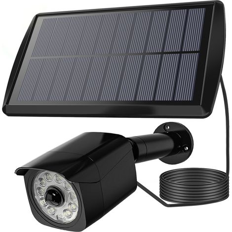 Projecteur solaire Toivize BS-VSL011S 11 LED détecteur mouvement IP65 étanche éclairage extérieur jardin noir puissant (1/5)
