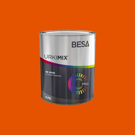 Pot de Peinture Polyuréthane / bi composant Pantone 166C  Mat - 1kg