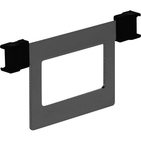 Etrier de séparation pour combiné anthracite - Décor : Anthracite - Fixation : Clipsable - Matériau : Acier - Version : Arena Style - KESSEBOHMER