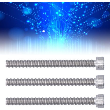 Vis à tête cylindrique creuse en acier inoxydable 304 M650, vendues par paquets de 30. (1/5)