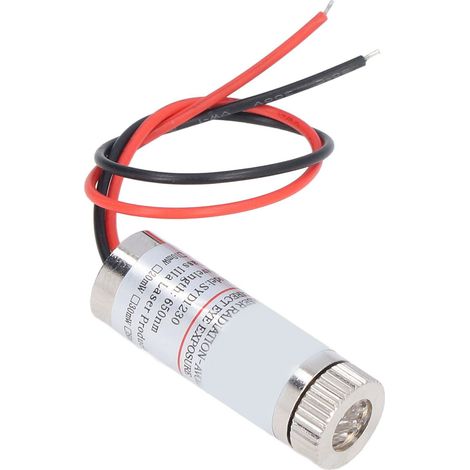 Rotes Linienlasermodul, Legierungskreuz, industrieller Mini-Laserkopf zur Positionierung, 650 nm, 5 MW (1/5)
