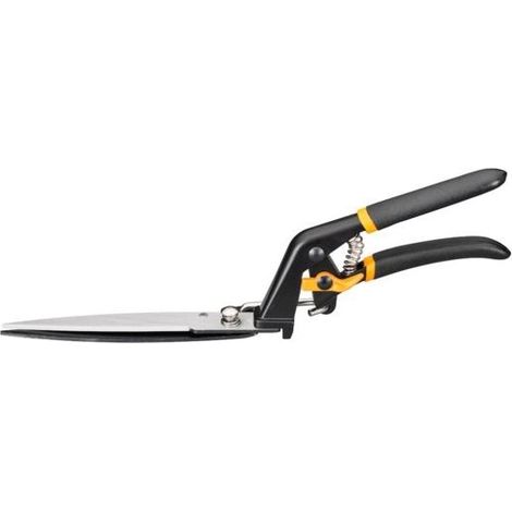 Fiskars GS21 Tijera para Césped Negra 31 cm Ergonómica