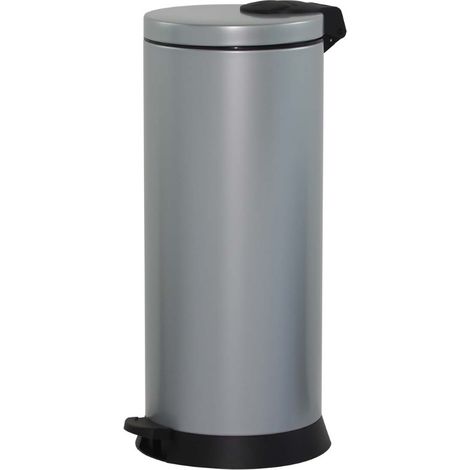 ROSSIGNOL - Poubelle Magic 30l gris métal (1/3)