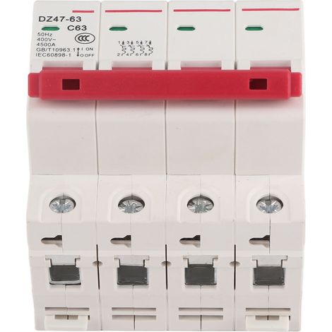 Disjoncteur DC 4P 63A pour Installation Photovoltaïque - DZ47-63-4P Protecteur de Circuit
