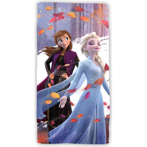 Disney Frozen Baumwolle Strandtuch Frottee Badetuch mit Premium Druck, 70x140 cm