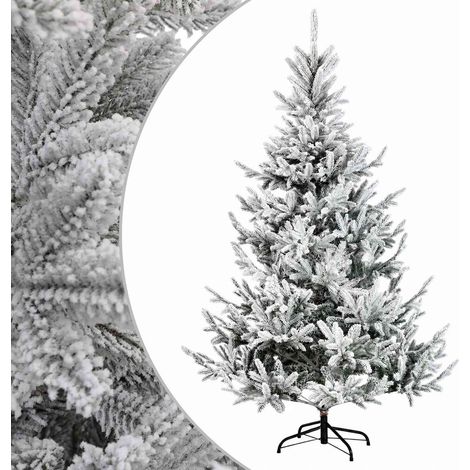 Artificial Hinged Christmas Tree 150 cm PVC and Metal vidaXL (1/5)