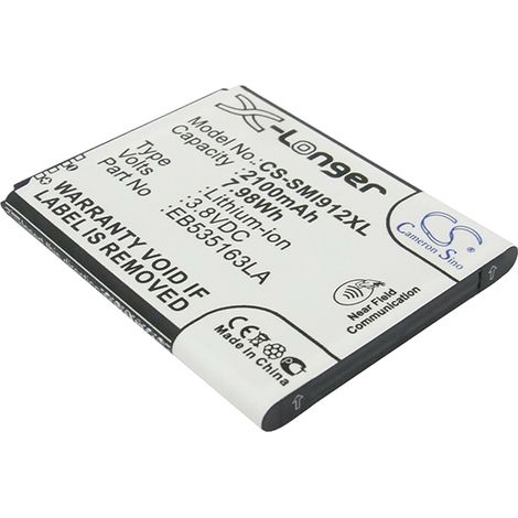 NX - Batterie téléphone, smartphone, GSM pour Samsung 3.8V 2100mAh - EB535163LAEB535163