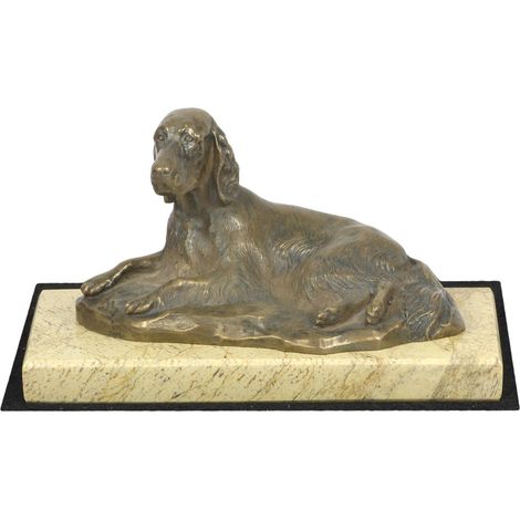Setter inglés, Laverack - estatuilla de perro, figura de silueta de perro, trofeo para una exposición canina de Art-Dog (1/5)