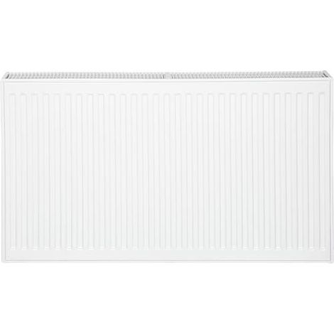 Radiateur profilé PLATTELLA V6 L raccordement standard 6-raccords, Type 33/500/1800, couleur blanc RAL 9016