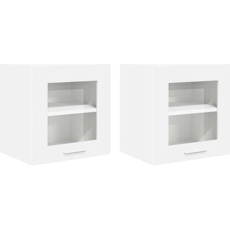 Maison Exclusive - Armadio pensile 2 pcs Bianco 40 x 31 x 40 cm Legno multistrato