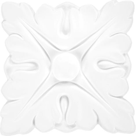 1 Ornament - Stuck aus PU, stoßfest & hart - Dekoration Grand Decor - große Auswahl: A624 - Blume Diamant (1/3)