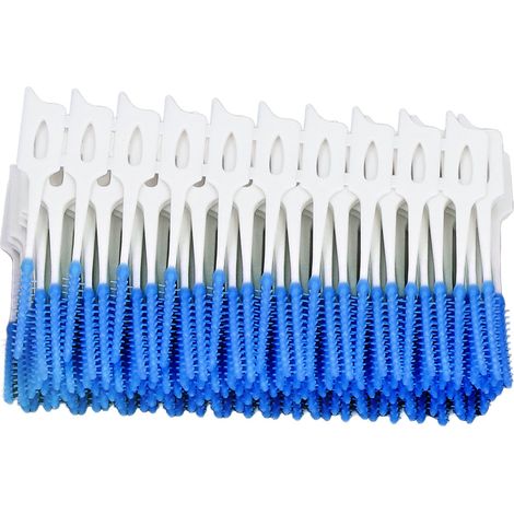 Brosse Interdentaire Jetable Douce - 160 Pièces Bleues pour Soins Bucco-dentaires Adultes et Enfants
