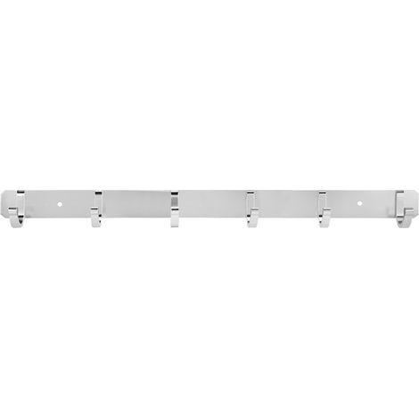 Crochets muraux en alliage d'aluminium-Crochets pour salle de bain et cuisine (4(un crochet) (1/5)