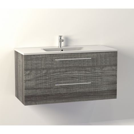 Meuble NEPTUNE Storm100 cm Centré - SANS miroir (1/5)