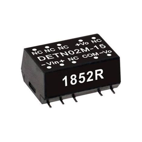 Convertidor Mean Well DETN02L-15 2 W 15,2 mm ancho