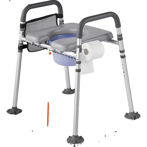 Silla de altura regulable, diseño multifuncional, soporta hasta 227 kg (500 lbs). (1/2)