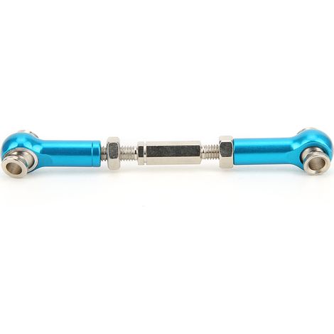 Biellette de direction et bras de suspension supérieur arrière compatibles avec la voiture RC WLtoys 1/14 144001 (bleu, référence 1289B). (1/5)