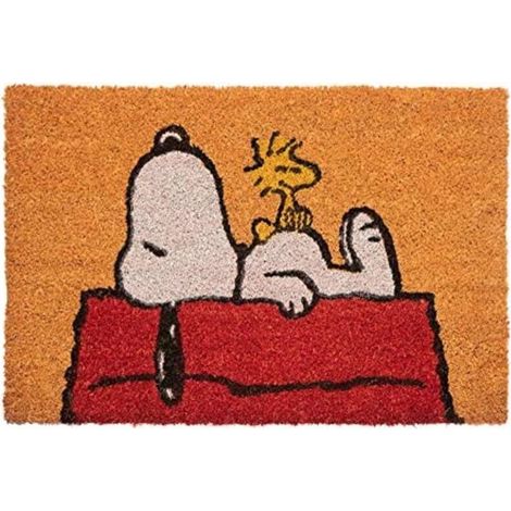 Snoopy-Fußmatte – Rutschfest und aus Kokosfaser – 40 x 60 cm