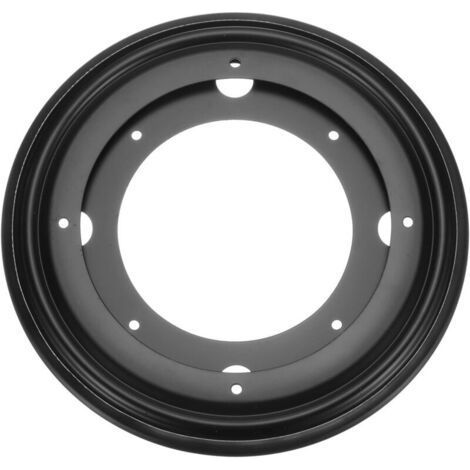 Plateau tournant de 20,3 cm (8 pouces), support pivotant, plateau tournant rond, pour bureau, noir. (1/5)