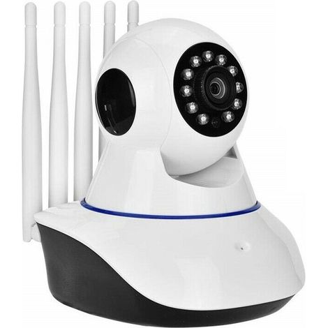 TELECAMERA IP CAM WIFI HD 1080P WIRELESS LED 5 ANTENNE 2MP IR MOTORIZZATA