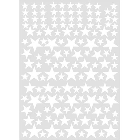 150 Pieces Removable Star PVC Wall Stickers DIY Wall Decals for Interior Decoration Bedroom Wall Sticker, with Proof Design (1/4)