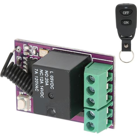 Funkfernsteuerungsrelais für 5V-Lichtschalter, Aufzüge sowie elektrische Türen und Fenster (1/5)