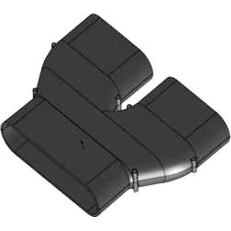 Pluggit Pieza en Y de la pieza de conexión PK200 a 2 x PK150, YS200-150-150