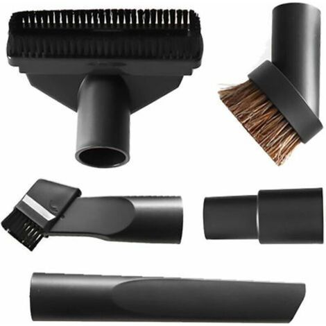 Embout Aspirateur, 5 Pièces Brosse Aspirateur Accessoires pour Aspirateurs Brosse dAspirateur Universelle pour Remplacement dAspirateur 32/35 CM, (1/5)