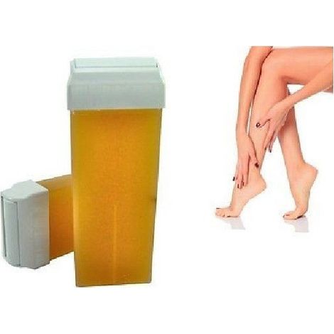 Trade Shop - 3 Nachfüllpackungen für Wachswalze, Wachs, Epilation, Haarentfernung, Griff, 100 ml. Kartuschen -