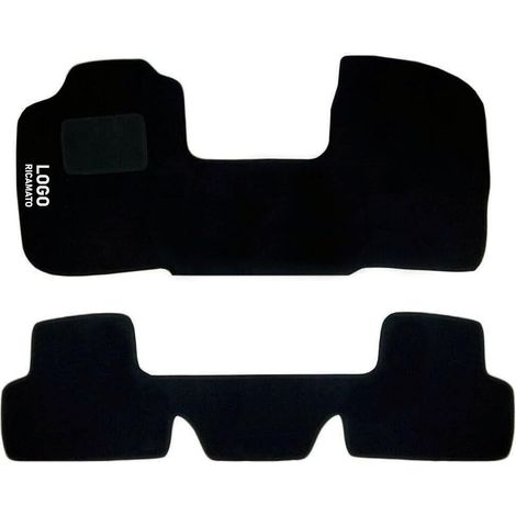 LUPEX SHOP - Tappetini auto compatibili per Multipla, in moquette nera, anteriori e posteriori (1/3)