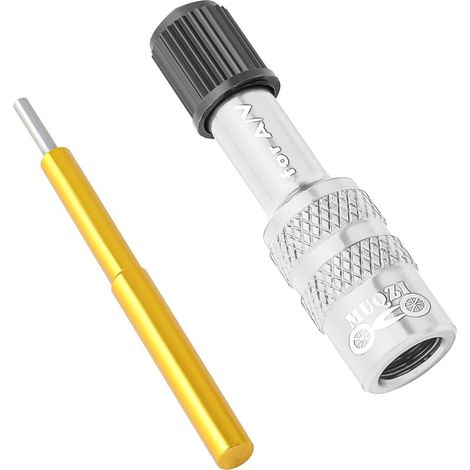Fahrradventiladapter für Fahrradreifenventile, Adapterset für Aufblasgeräte und Zubehör, kompatibel mit Standardpumpen oder Luftkompressoren. (1/4)